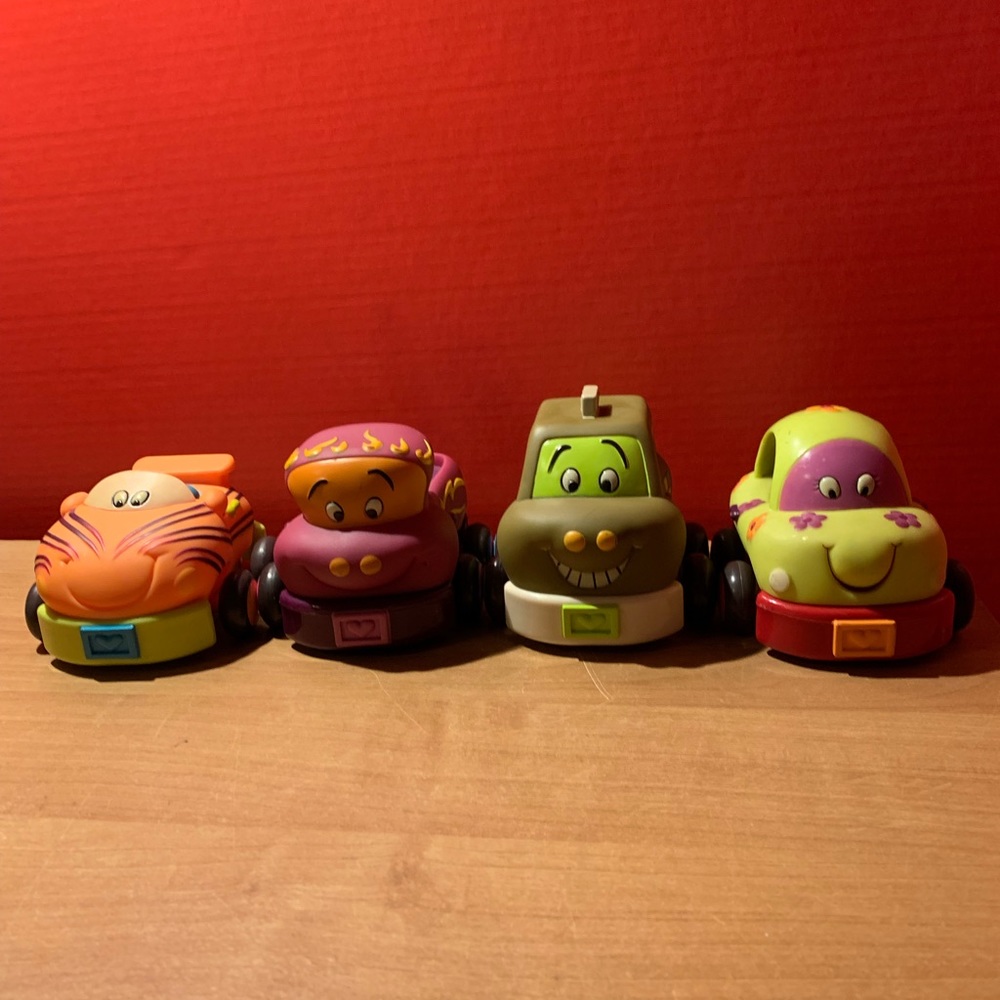 Battat car toy lot of 4